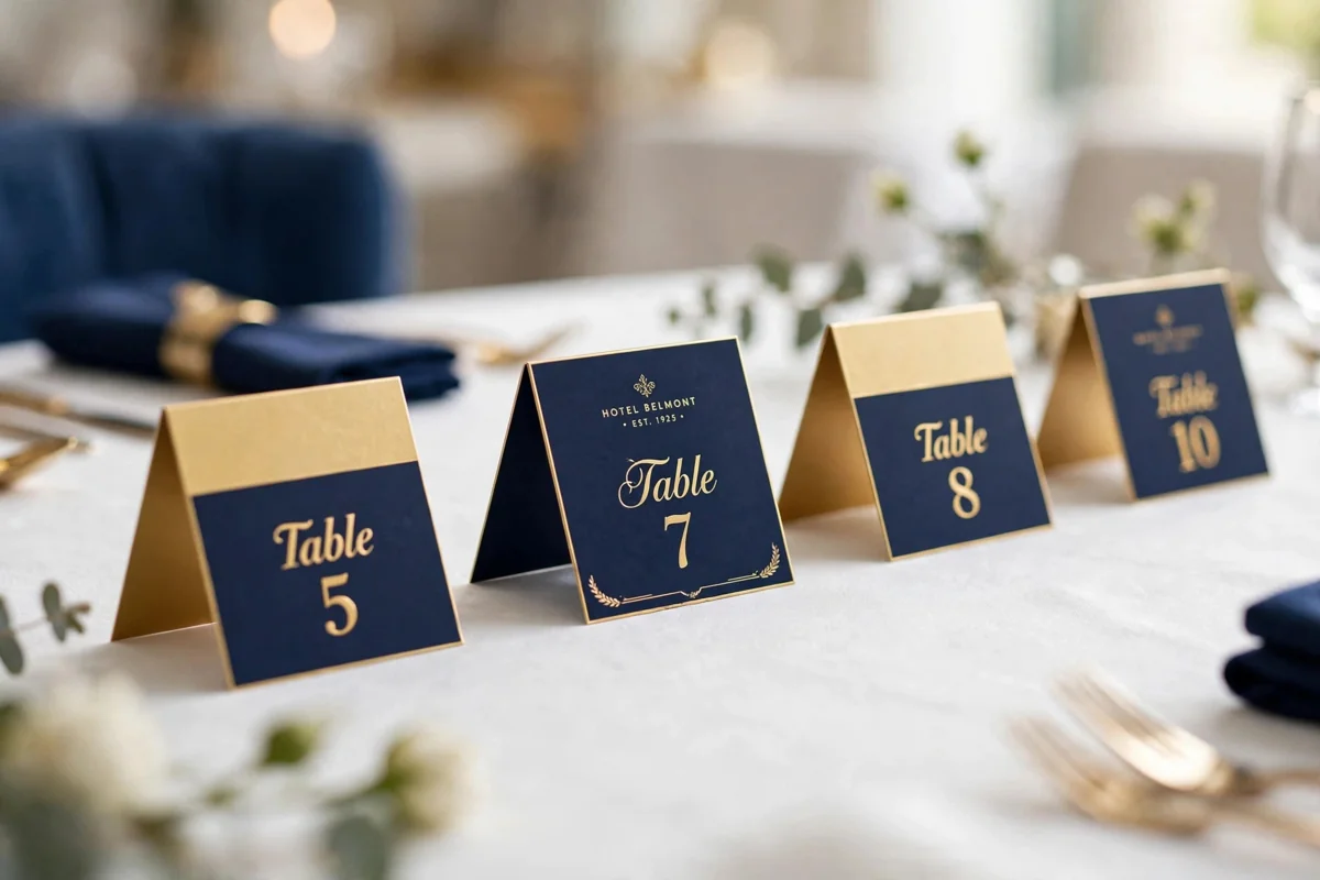 Table Numbers in use
