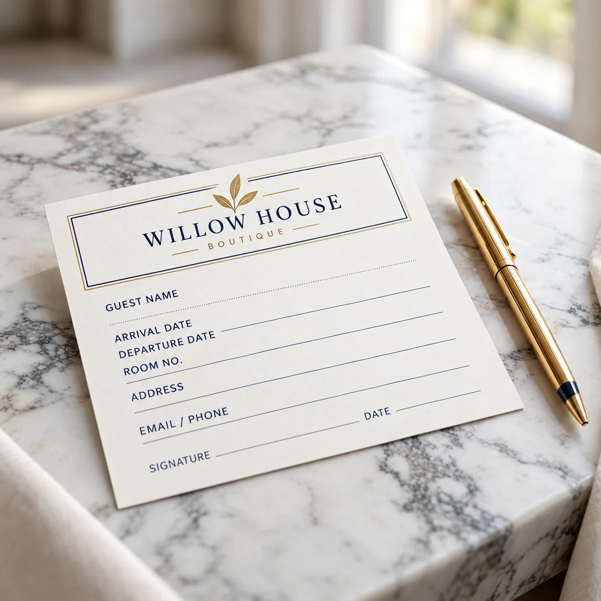 Registration Cards in use