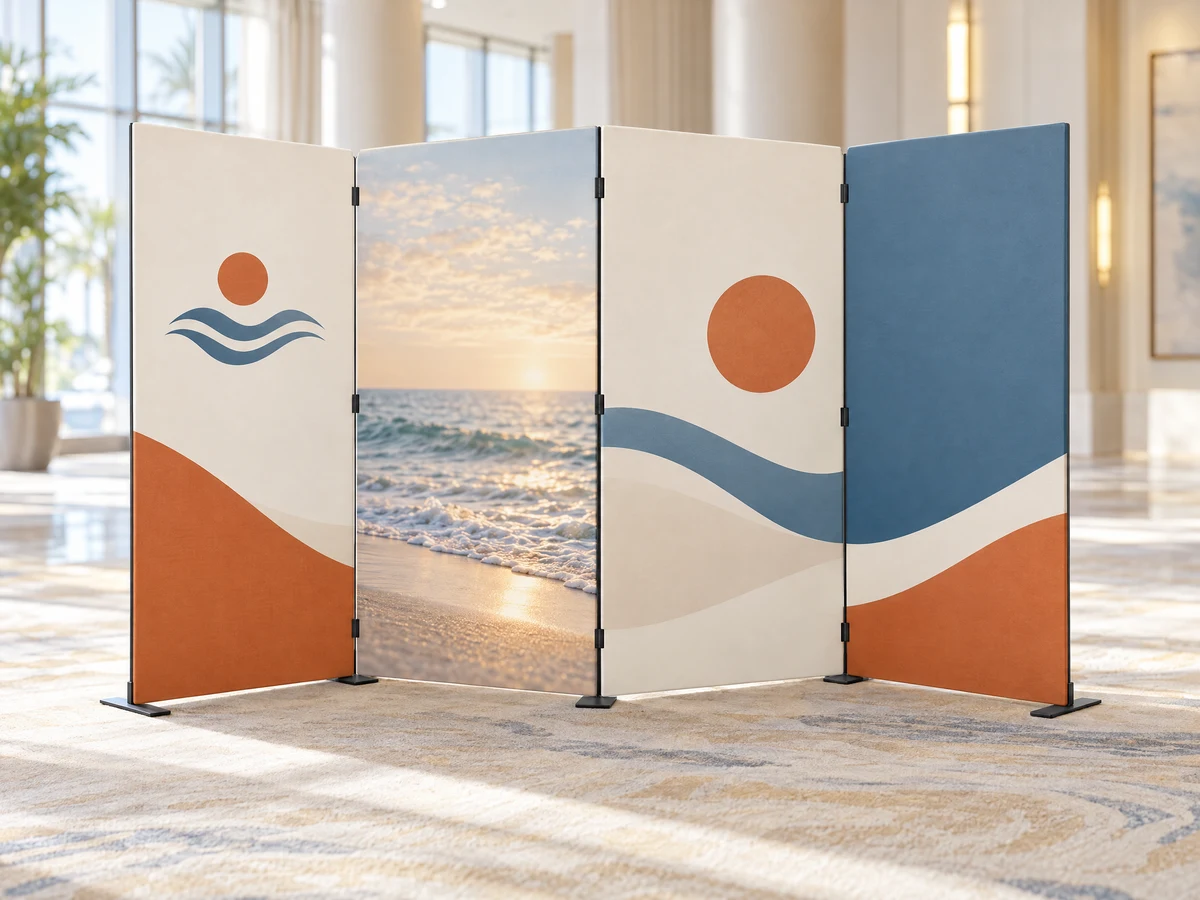 Portable Exhibit System, recreated customizable product view