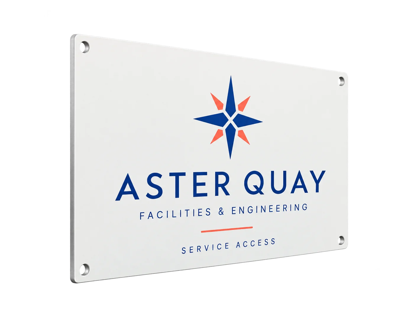 Custom Printed Aluminum Signs custom-design product example