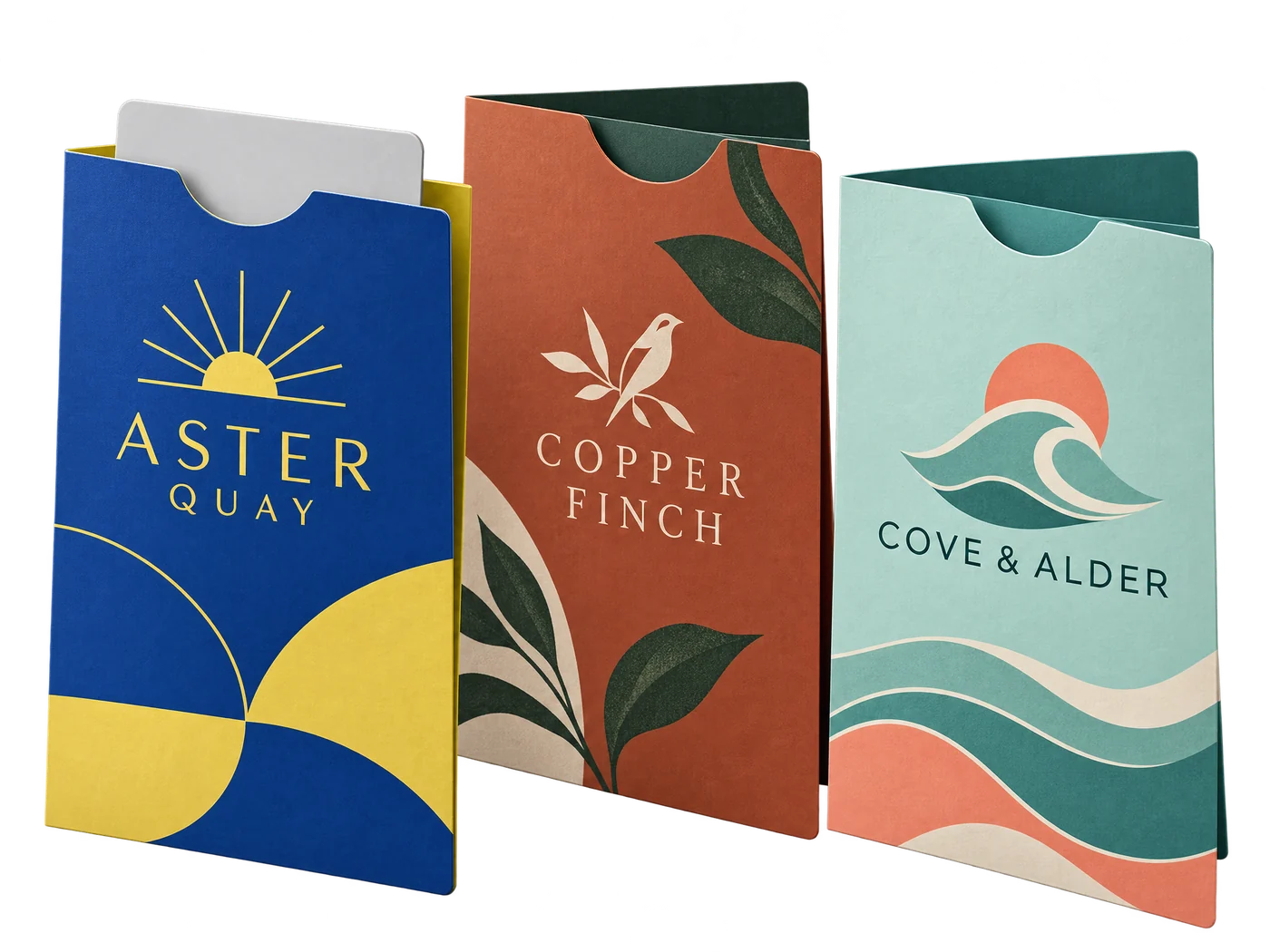 Custom key-card sleeve custom-design studio example