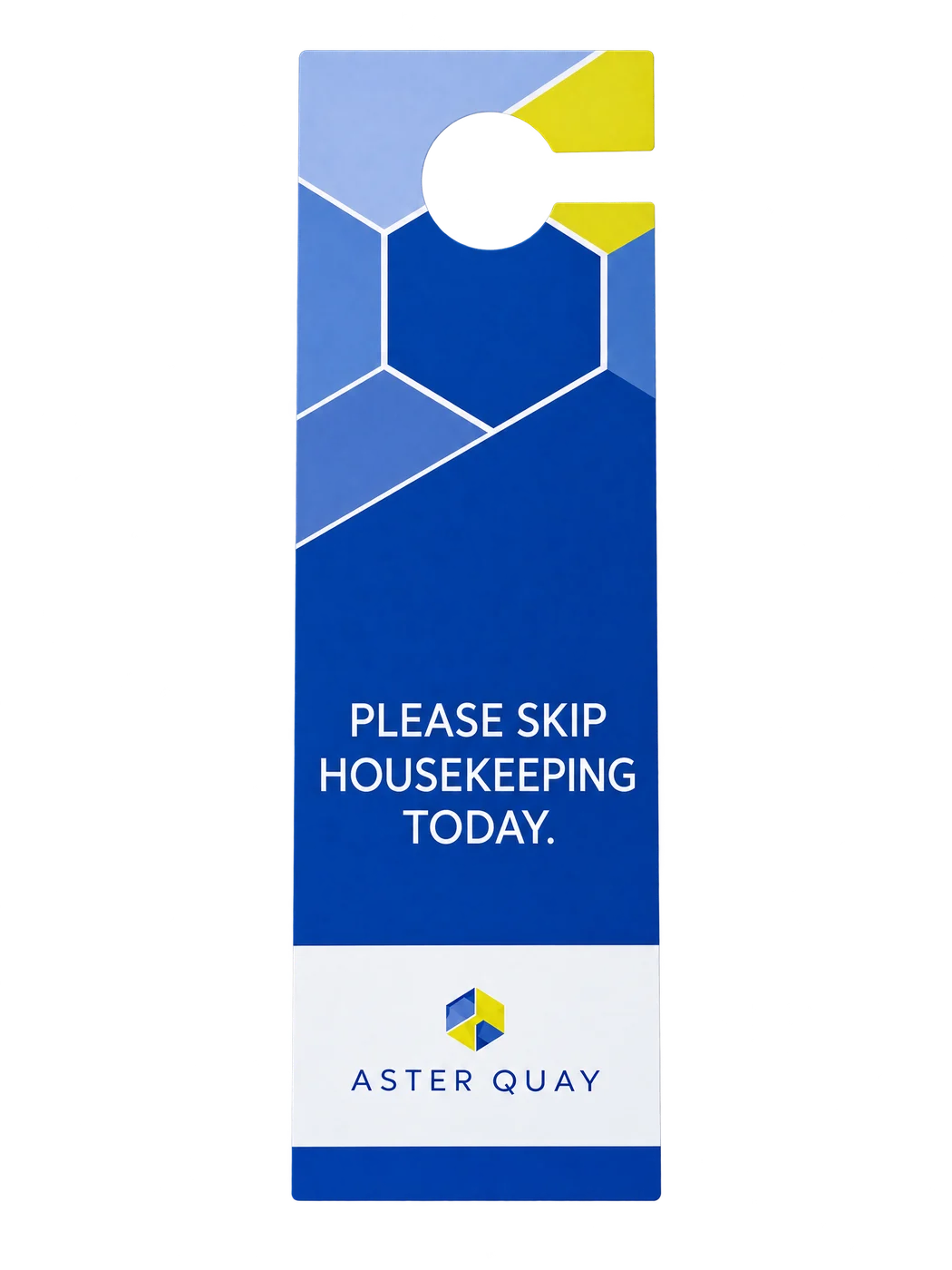 Housekeeping service-choice hanger custom-design studio example